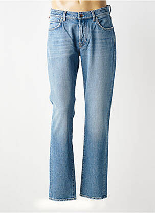 Jeans coupe slim fermeture boutonnée sur le devant taille normale bleu clair BARMAS homme