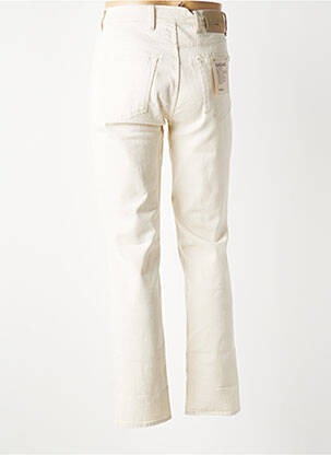 Jeans coupe slim fermeture boutonnée sur le devant taille normale beige BARMAS homme