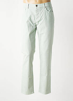 Jeans coupe slim fermeture boutonnée sur le devant taille normale vert BARMAS homme