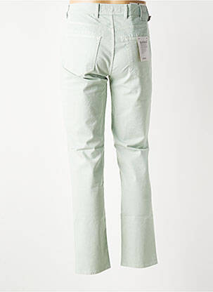 Jeans coupe slim fermeture boutonnée sur le devant taille normale vert BARMAS homme