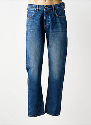 Jeans coupe slim fermeture boutonnée sur le devant taille normale bleu BARMAS homme