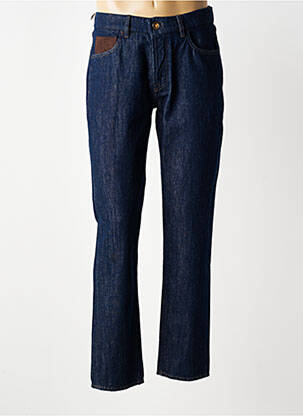 Jeans coupe slim fermeture boutonnée sur le devant taille normale bleu BARMAS homme