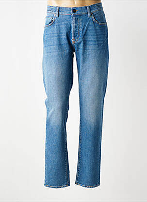 Jeans coupe slim fermeture boutonnée sur le devant taille normale bleu BARMAS homme