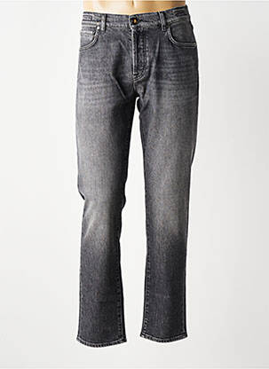 Jeans coupe slim fermeture boutonnée sur le devant taille normale gris BARMAS homme