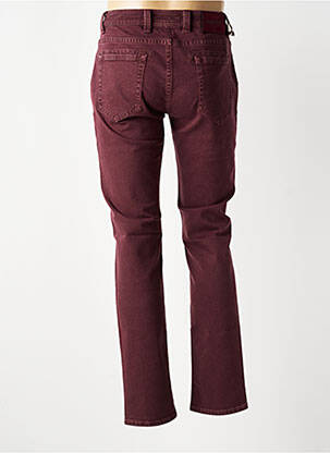Jeans coupe slim stretch taille normale rouge BARMAS homme