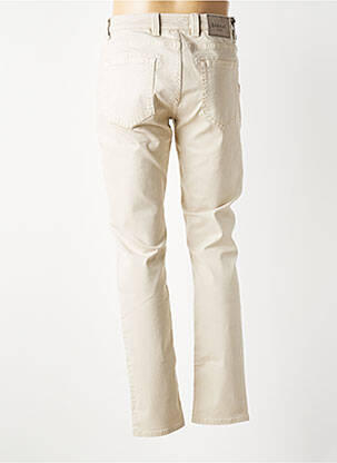 Jeans coupe slim stretch taille normale beige BARMAS homme
