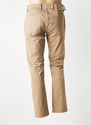 Pantalon slim tissage popeline taille normale marron BARMAS homme