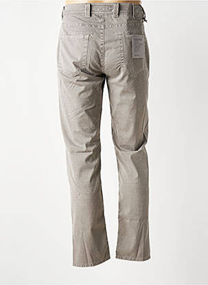 Pantalon slim tissage popeline taille normale gris BARMAS homme