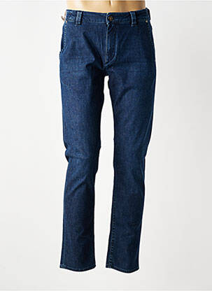 Jeans coupe slim tissage brut taille normale bleu BARMAS homme