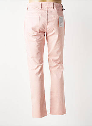 Jeans coupe slim stretch taille normale rose BARMAS homme