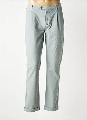 Pantalon chino tissage popeline taille normale vert BARMAS homme