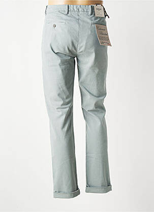 Pantalon chino tissage popeline taille normale vert BARMAS homme