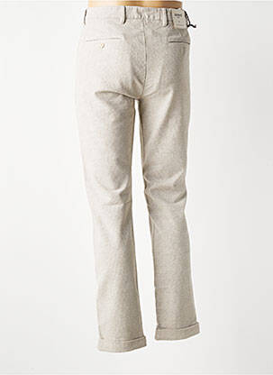 Pantalon chino stretch taille normale beige BARMAS homme