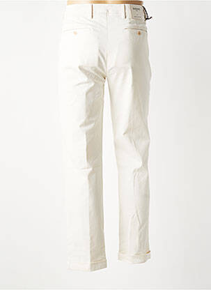 Pantalon chino tissage popeline taille normale beige BARMAS homme