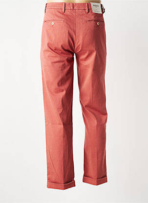 Pantalon chino tissage popeline taille normale orange BARMAS homme