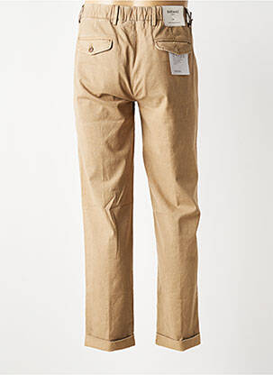 Pantalon chino tissage popeline taille normale marron BARMAS homme