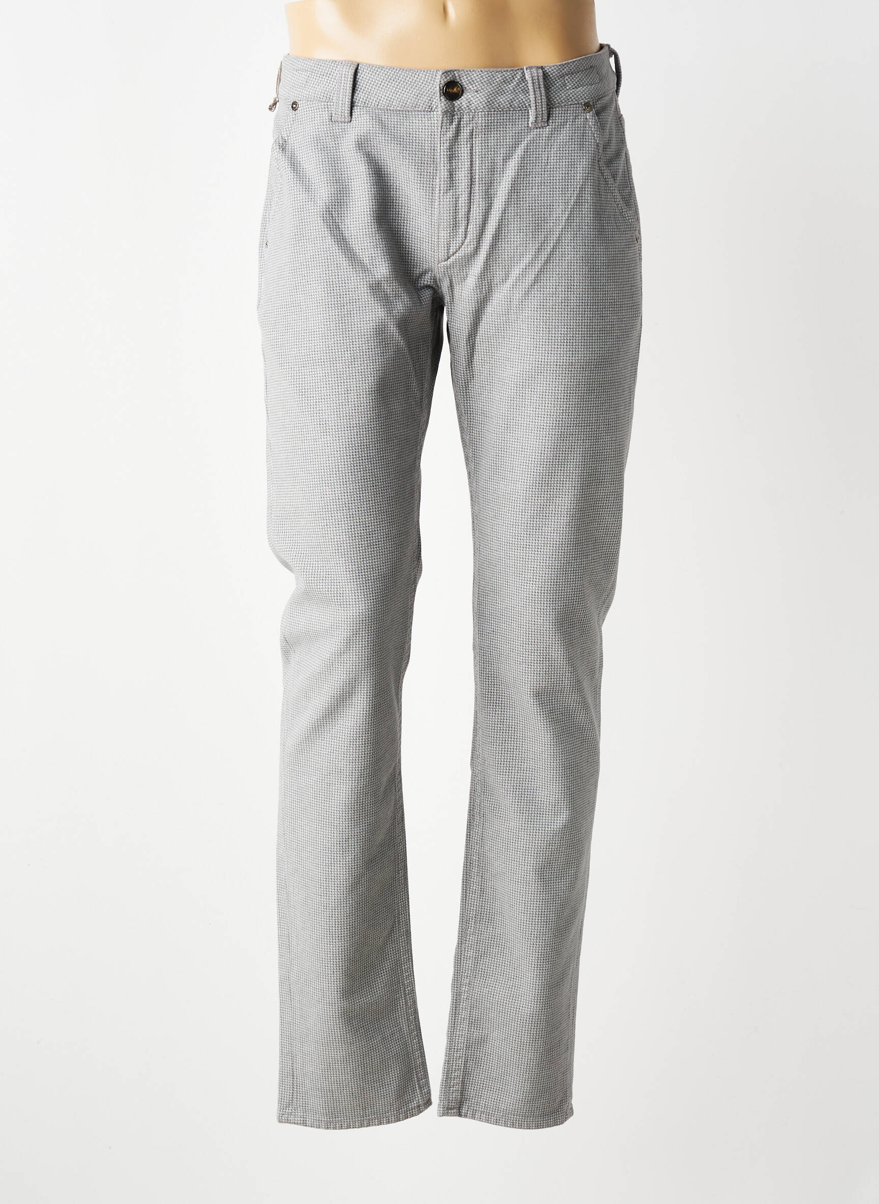 Jeans coupe slim poches taille normale gris BARMAS homme