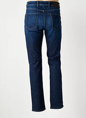 Jeans coupe droite fermeture zippée sous rabat boutonné bleu BARMAS homme