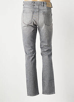 Jeans coupe slim fermeture zippée sous rabat boutonné gris BARMAS homme