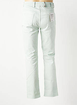 Pantalon slim fermeture zippée sous rabat boutonné bleu BARMAS homme