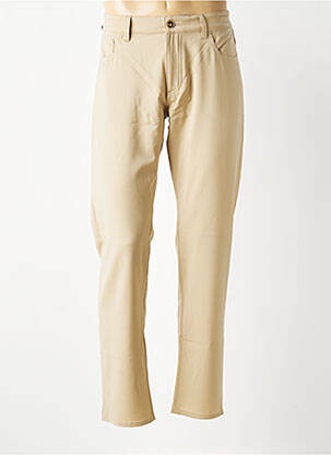 Pantalon droit coupe droite beige BARMAS homme