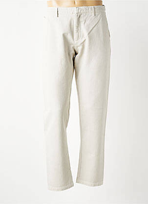 Pantalon droit poches beige BARMAS homme