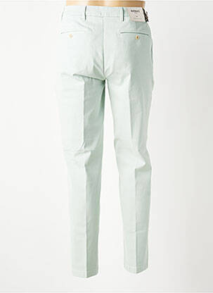 Pantalon slim fermeture zippée sous rabat boutonné vert BARMAS homme