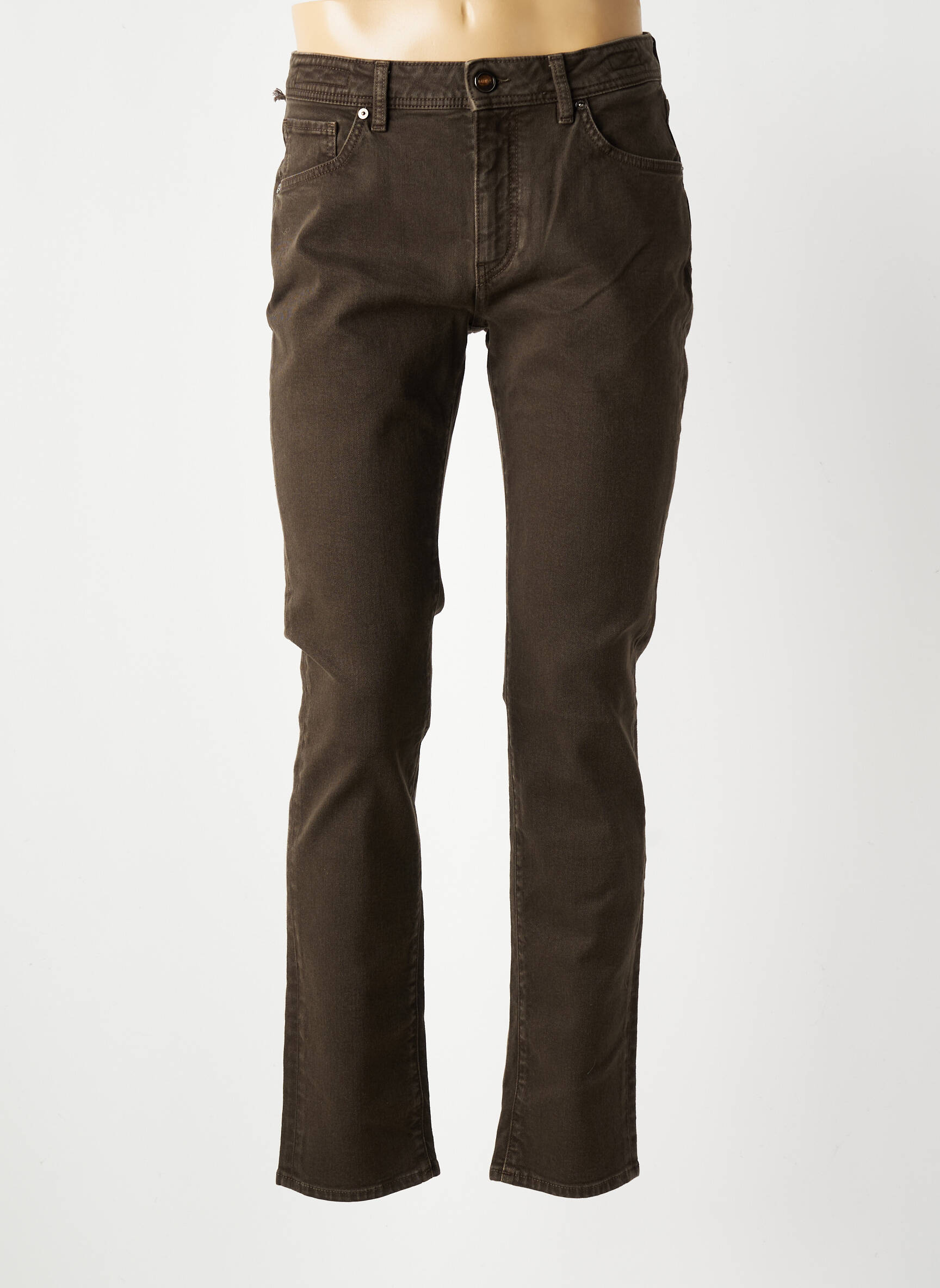 Pantalon droit coupe droite marron BARMAS homme