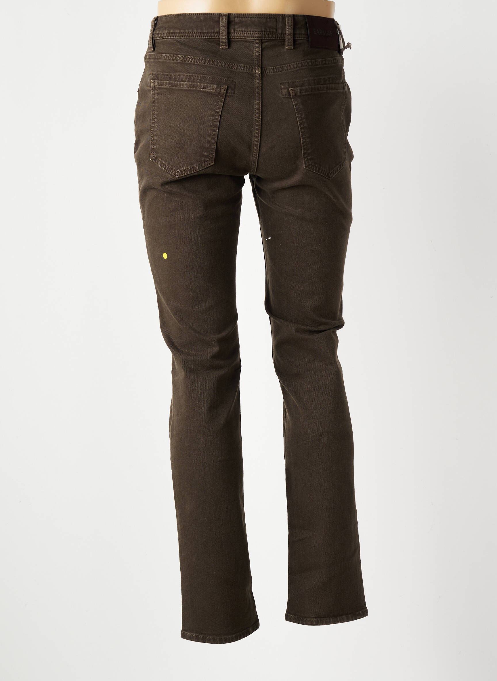 Pantalon droit coupe droite marron BARMAS homme