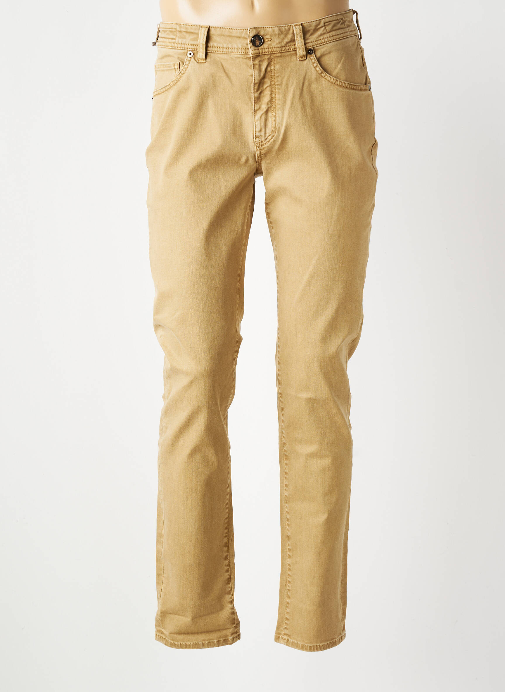 Pantalon droit coupe droite beige BARMAS homme