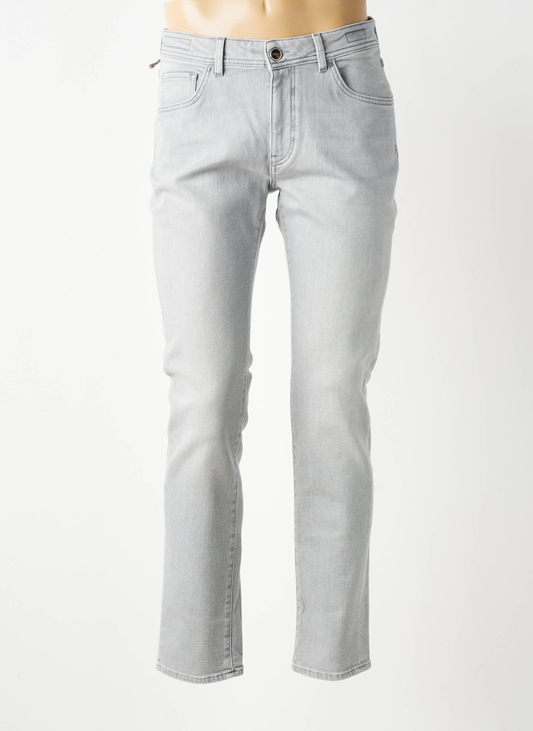 Jeans coupe slim poches gris BARMAS homme