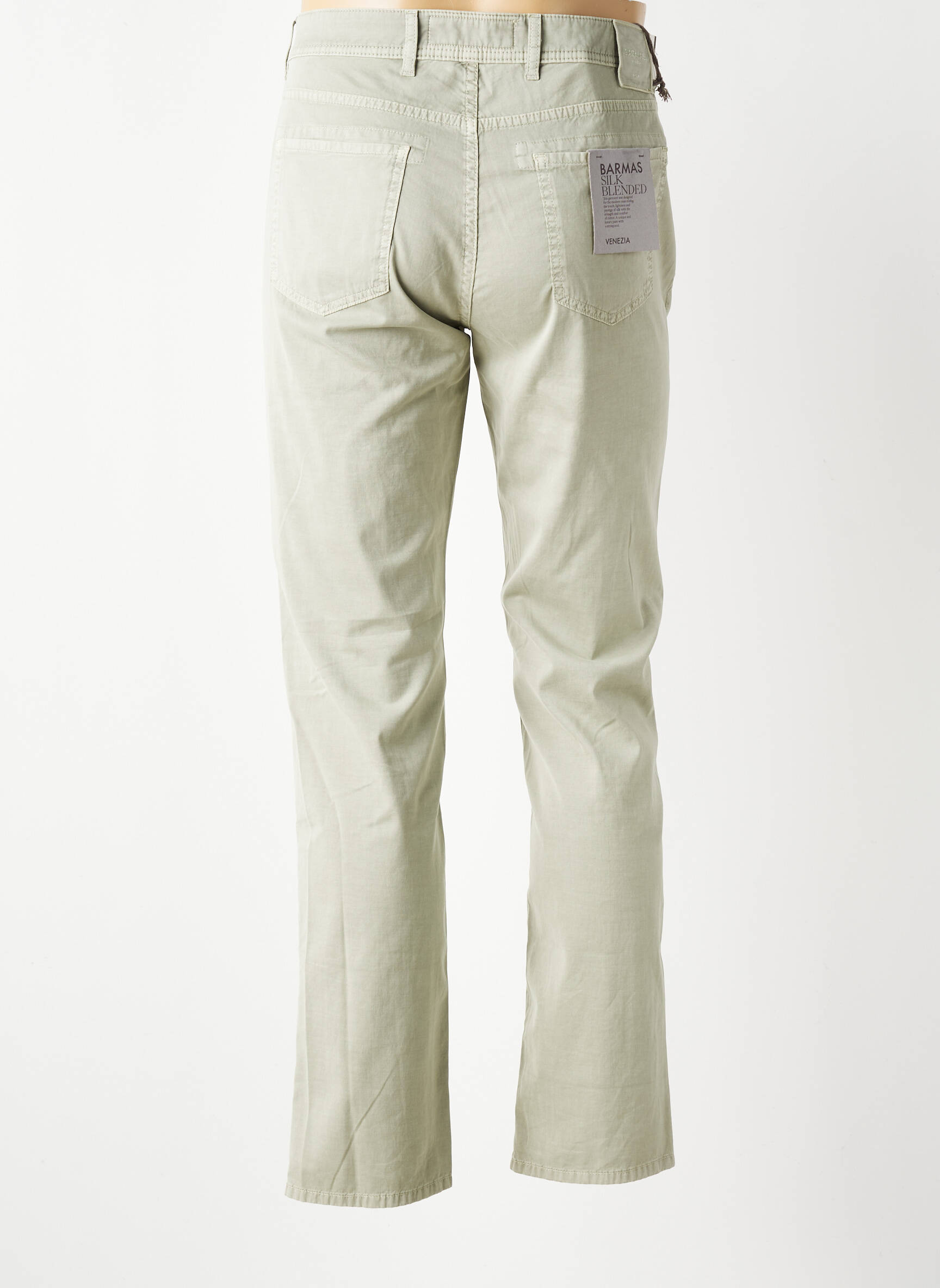 Pantalon droit poches vert BARMAS homme