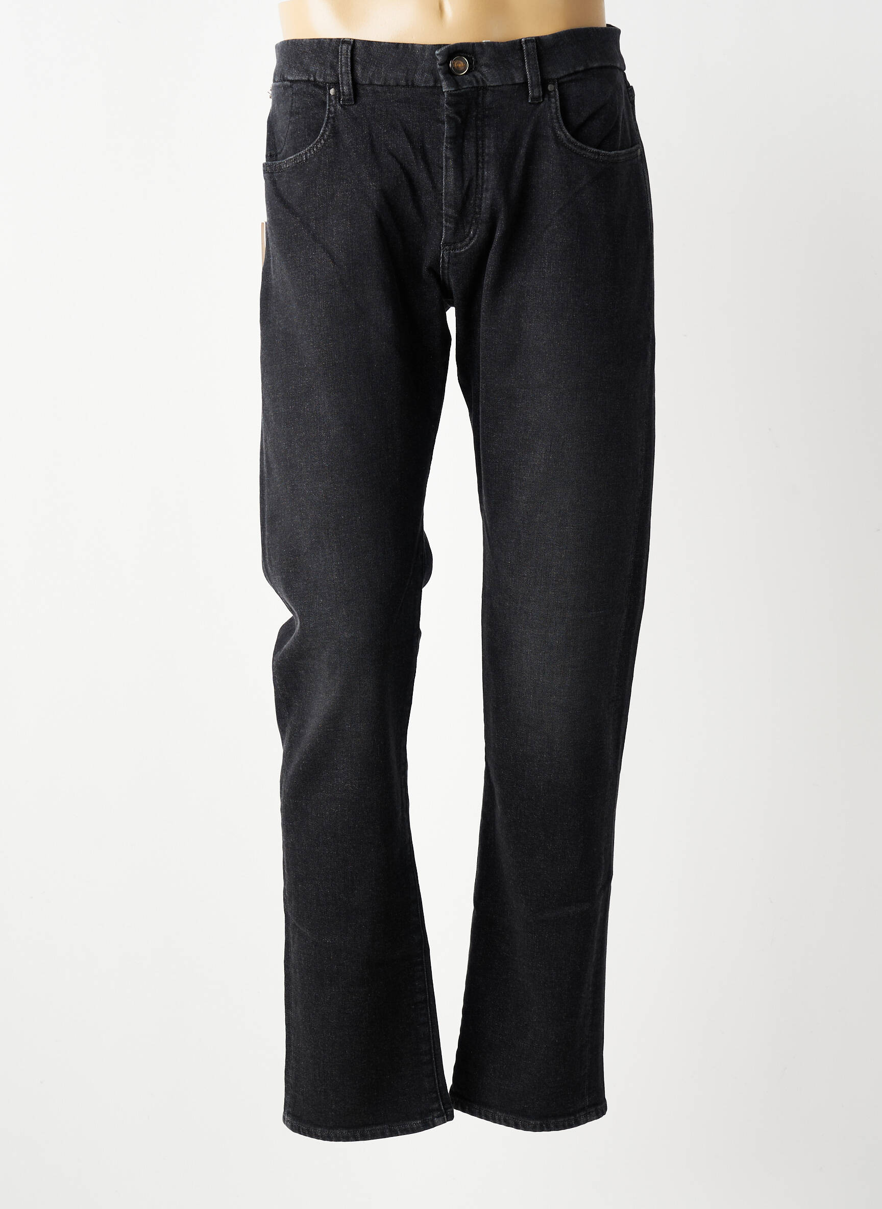 Jeans coupe slim poches noir BARMAS homme