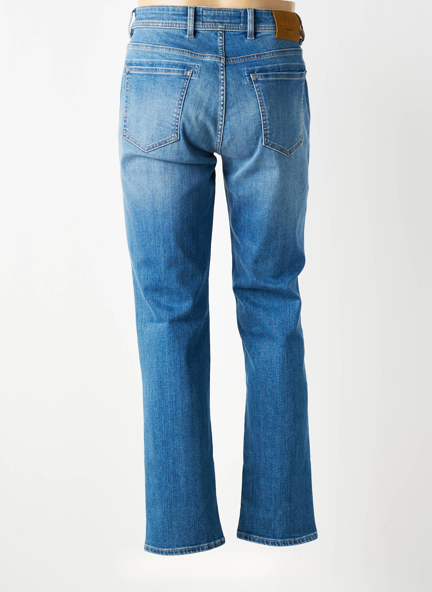 Jeans coupe slim poches bleu BARMAS homme