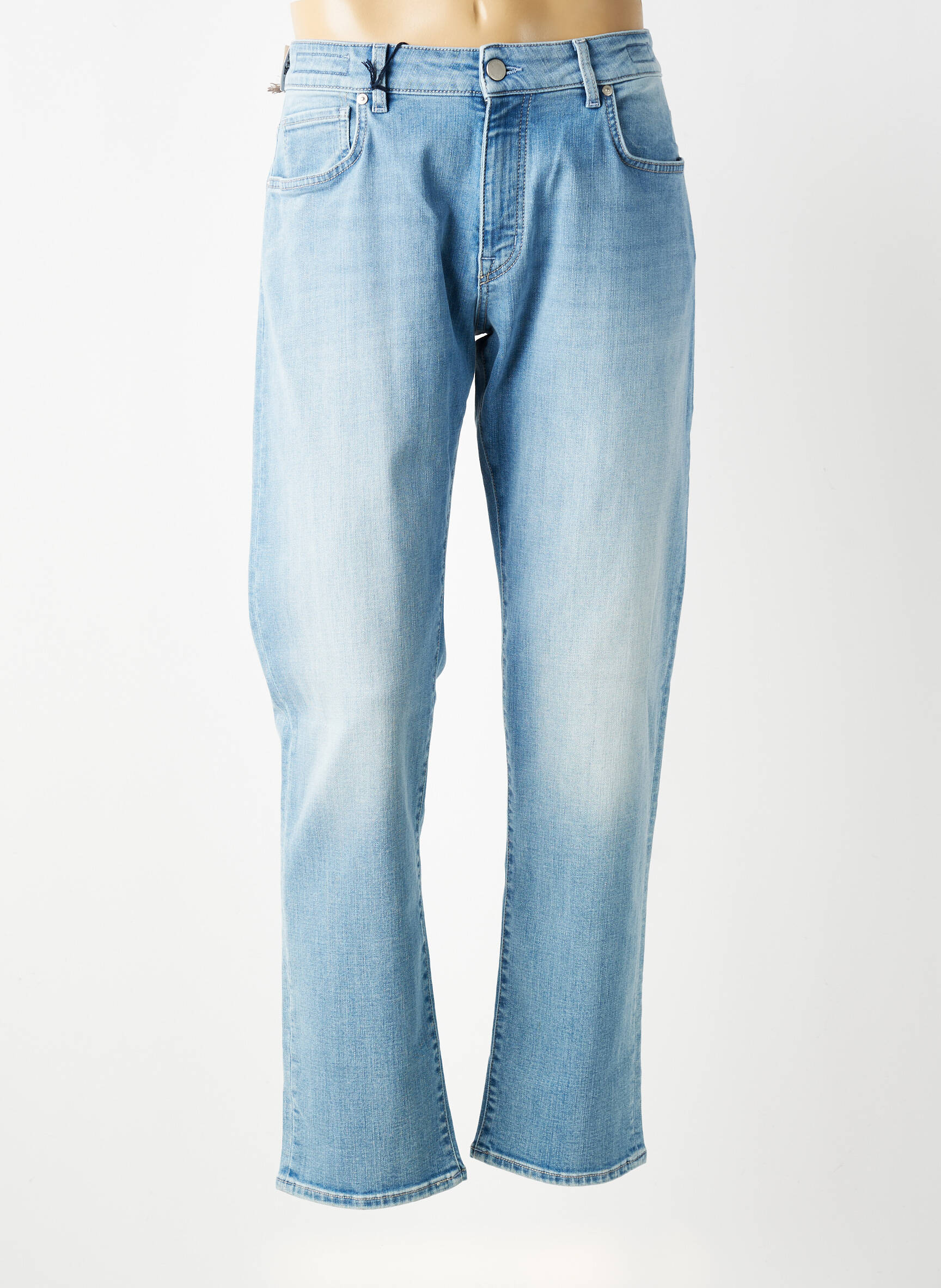 Jeans coupe slim poches bleu BARMAS homme