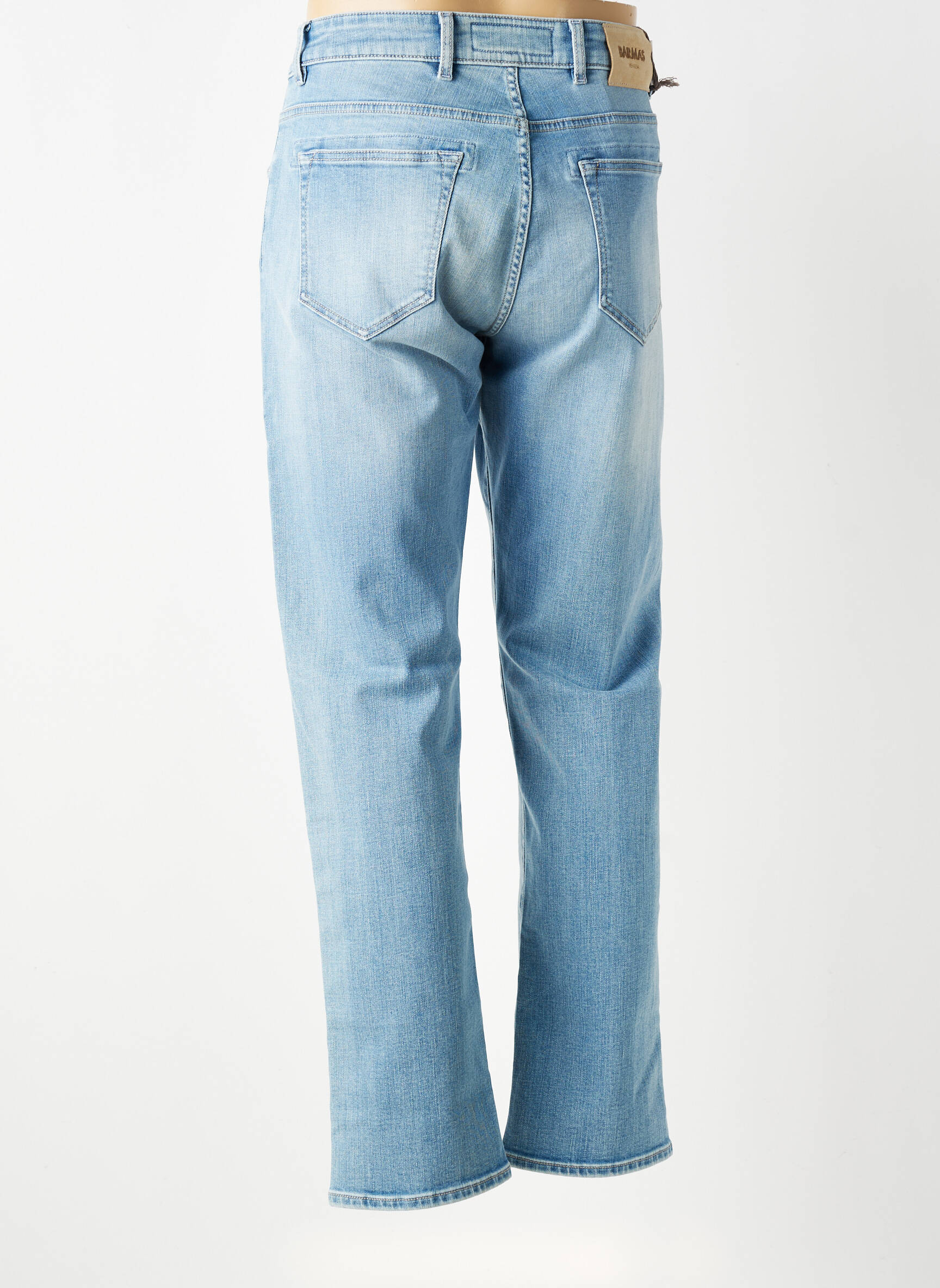 Jeans coupe slim poches bleu BARMAS homme