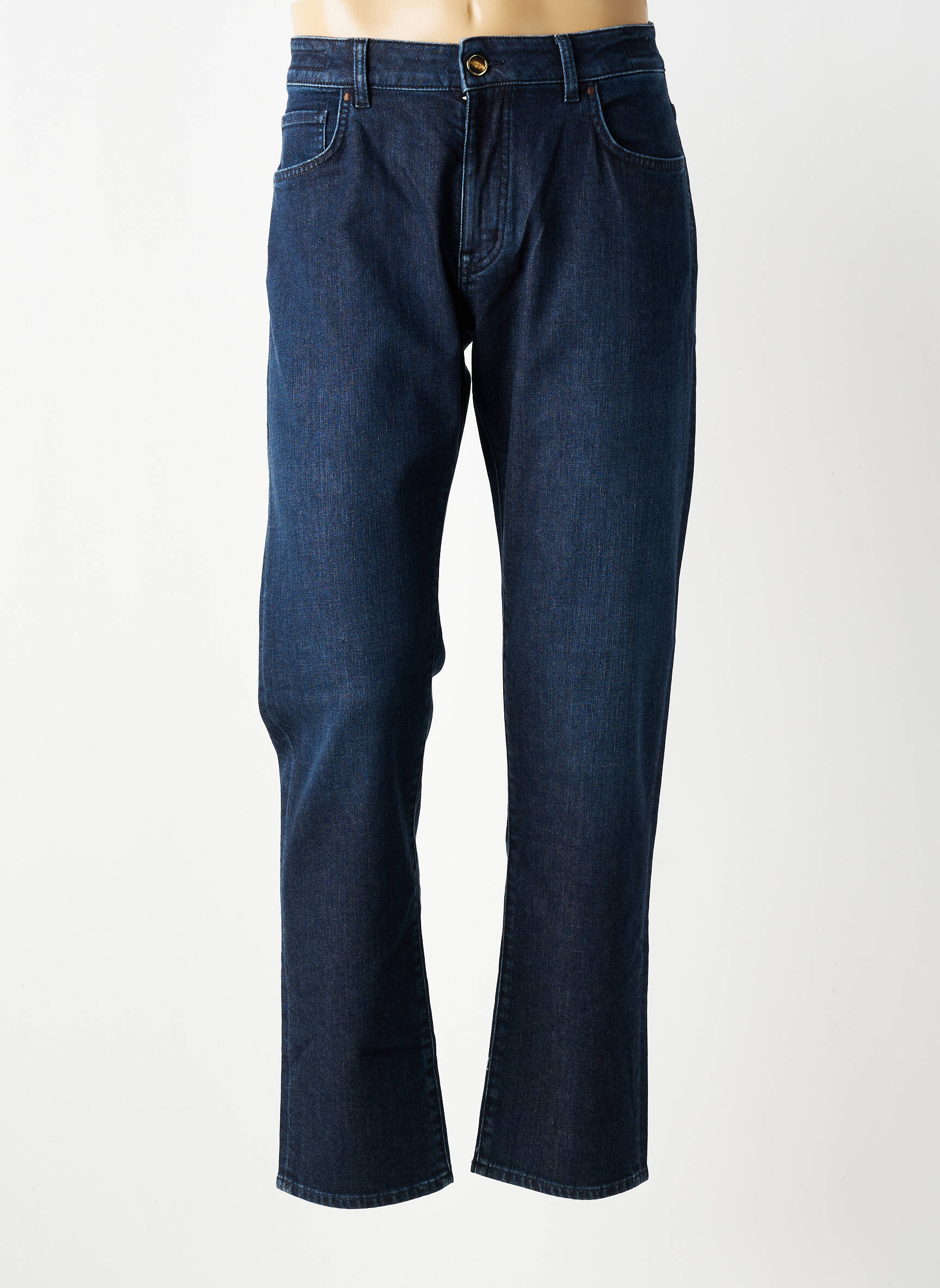 Jeans coupe slim poches bleu BARMAS homme