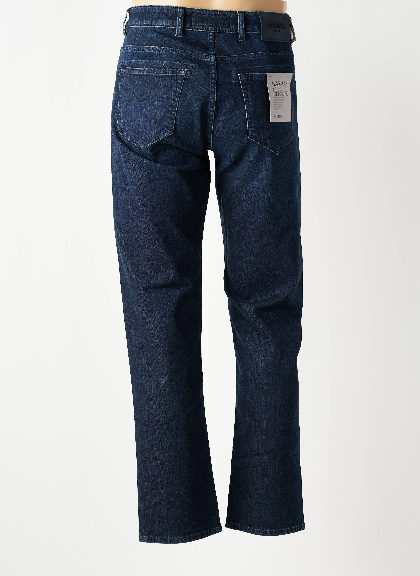 Jeans coupe slim poches bleu BARMAS homme