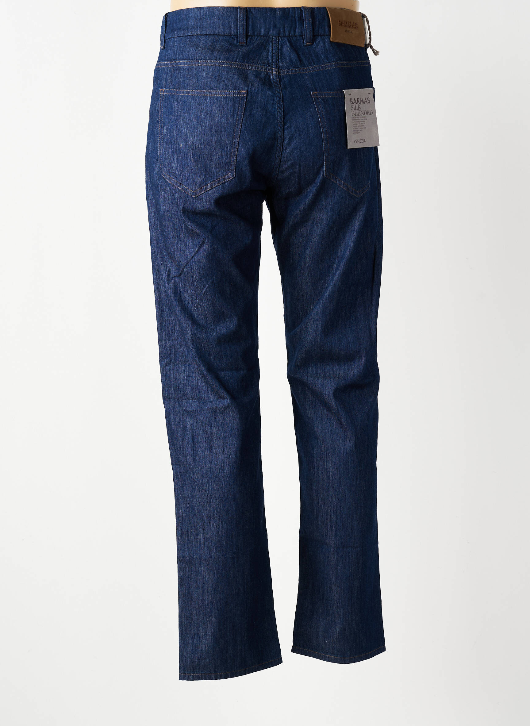 Jeans coupe slim poches bleu BARMAS homme