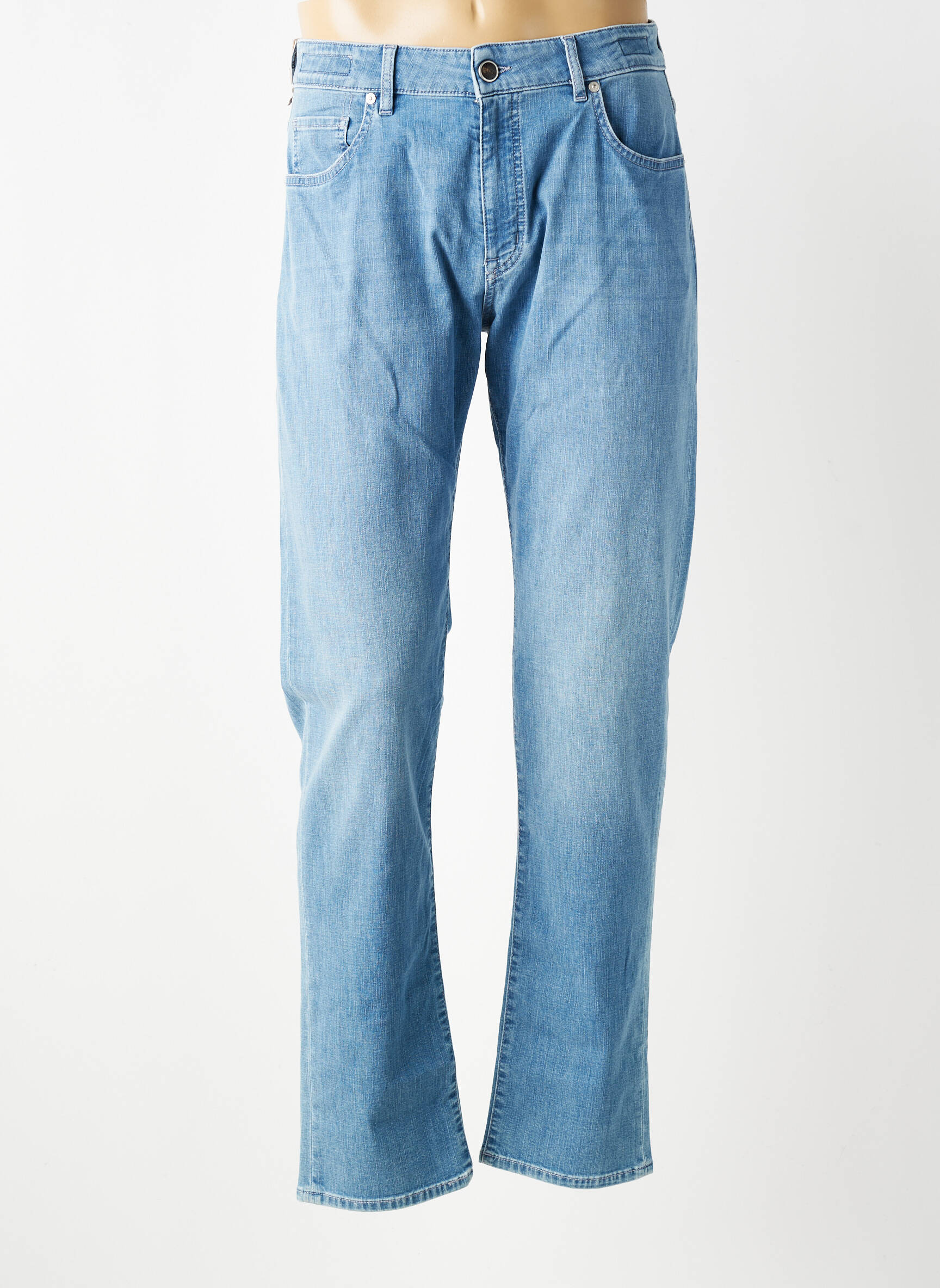 Jeans coupe slim poches bleu BARMAS homme