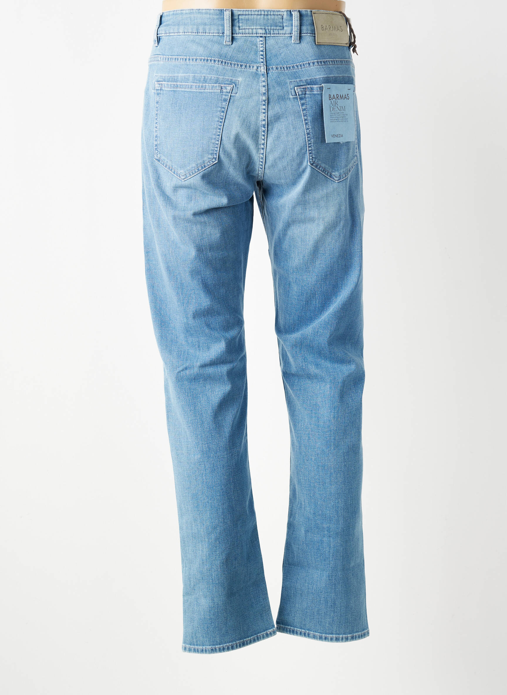 Jeans coupe slim poches bleu BARMAS homme