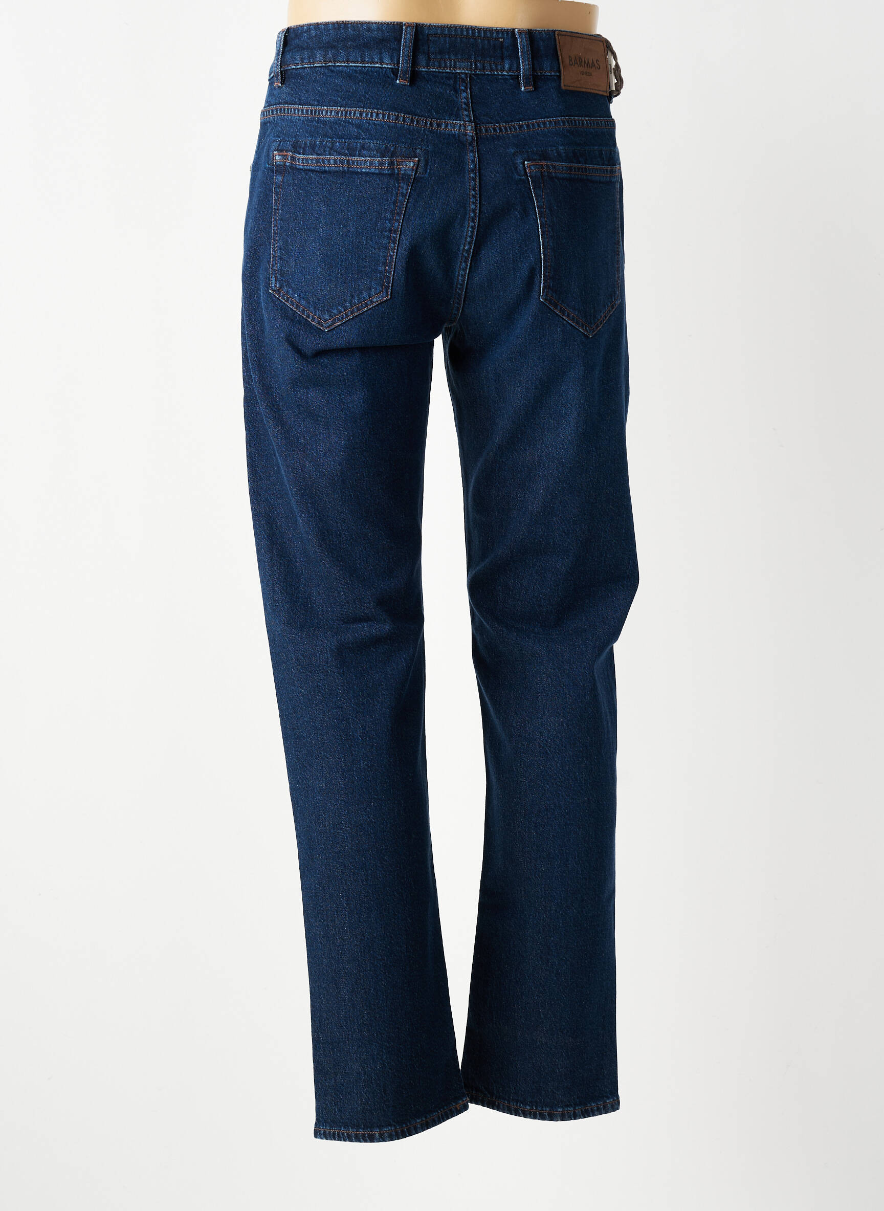 Jeans coupe slim poches bleu BARMAS homme
