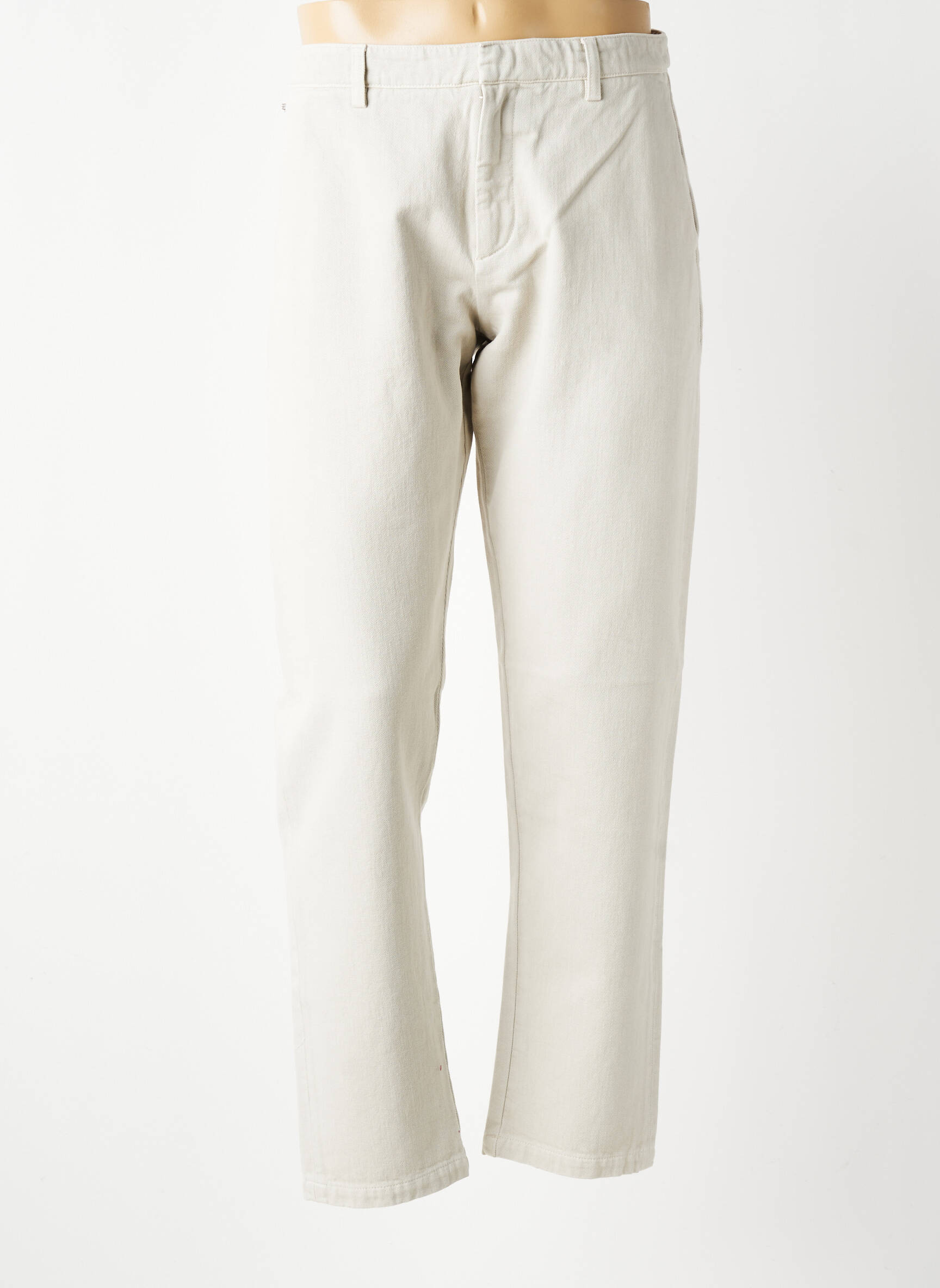 Pantalon droit poches beige BARMAS homme