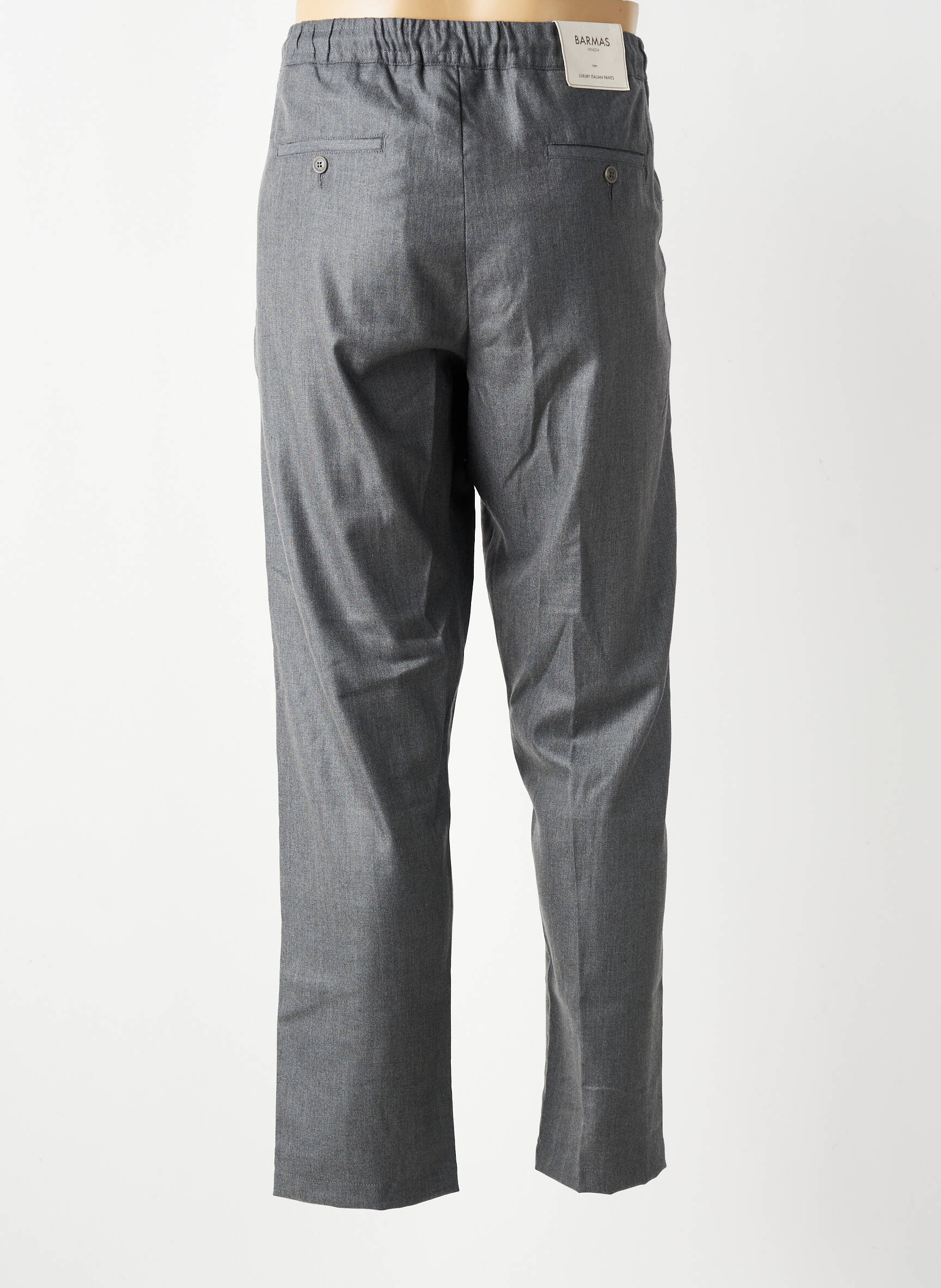 Pantalon droit coupe droite gris BARMAS homme