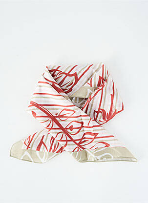 Foulard effet matière satinée beige SAINT JAMES femme