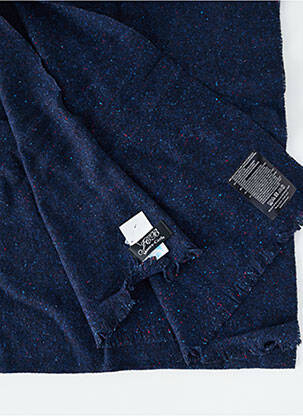 Echarpe maille opaque bleu MONTE CARLO femme