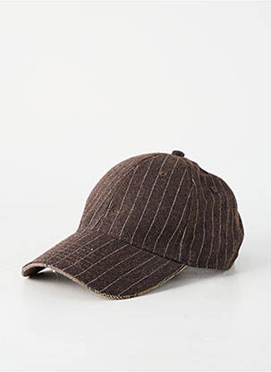 Casquette fermeture scratch marron ATLANTIS homme