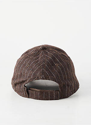 Casquette fermeture scratch marron ATLANTIS homme