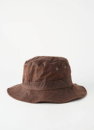 Chapeau doublure textile marron COLAMTISS homme