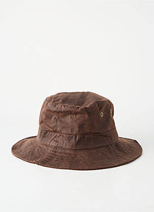 Chapeau doublure textile marron COLAMTISS homme
